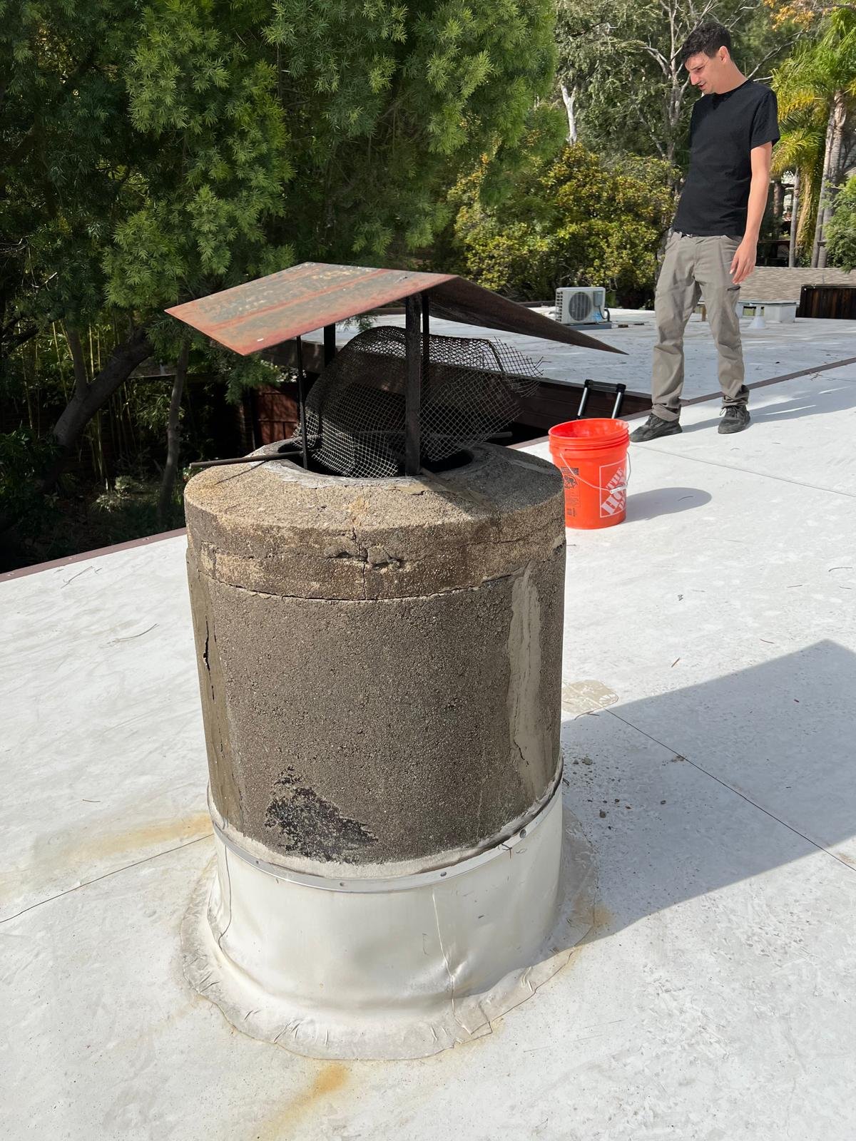 Chimney Before